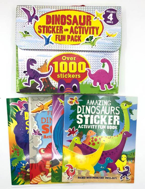 Dinosaur Sticker And Activity Fun Pack Big Bad Wolf Books Sdn Bhd
