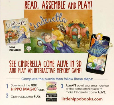 Cinderella: Come-To-Life Puzzle And Storybook
