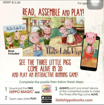 The Three Little Pigs: Come-To-Life Puzzle And Storybook