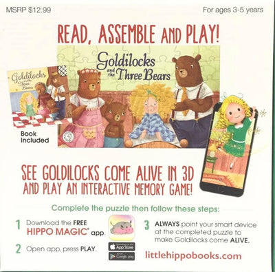 Goldilocks: Come-To-Life Puzzle And Storybook