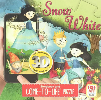 Snow White: Come-To-Life Puzzle And Storybook