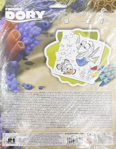 Finding Dory: Puzzle Colouring Set W/ Crayon