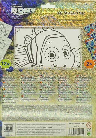 Finding Dory 100 Stickers Set