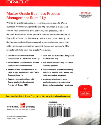 *Oracle Business Process Management Suite 11G Handbook