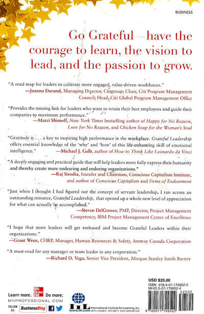 *Grateful Leadership: Using The Power Of Acknowledgment To Engage All Your People And Achieve Superior Results