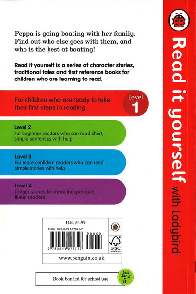 Peppa Pig: Going Boating – Read It Yourself With Ladybird Level 1