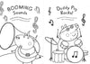 Peppa Pig - Bing Bong Bang Colouring Book