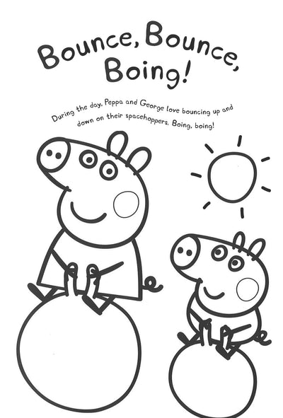 Peppa Pig - Day And Night - Colouring Book