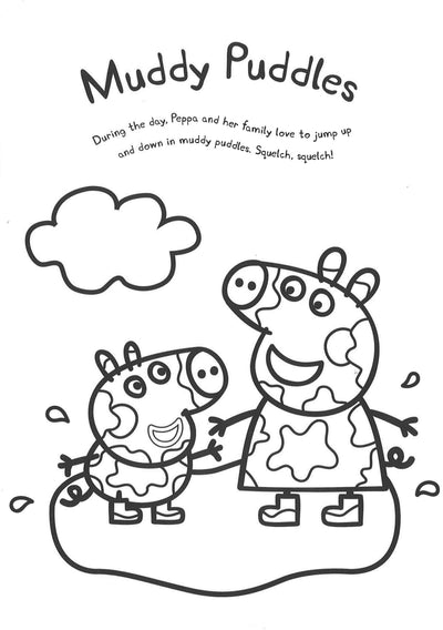 Peppa Pig - Day And Night - Colouring Book