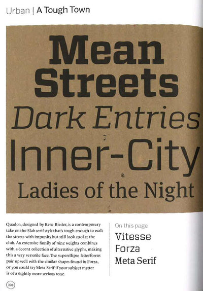 Type Team: Perfect Typeface Combinations