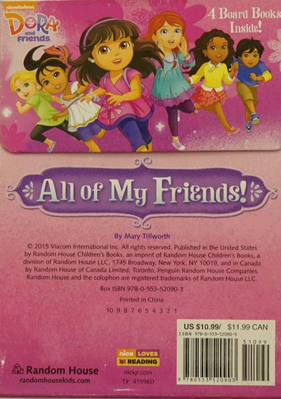 Dora And Friends: All Of My Friends! (4 Book Set)