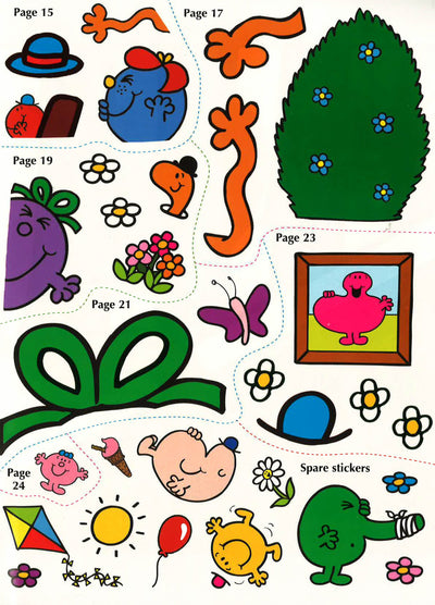 Mr. Tickle In A Tangle Sticker Storybook