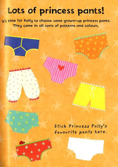 Princess Pollys Potty Sticker Activity Book