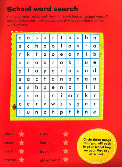 Our School Day: A Ladybird Topsy And Tim Sticker Activity Book