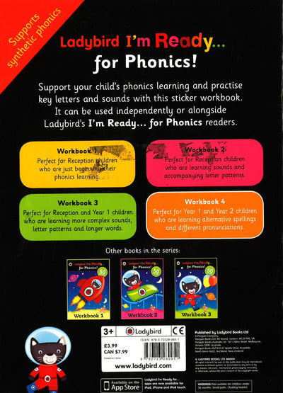 Workbook 4: Ladybird I'M Ready For Phonics