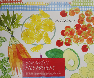 Bon Appetit File Folders