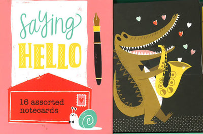 Galison Assorted Notecard Box Hooray Today