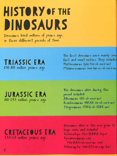 My Dinosaur Infographic Sticker Activity Book
