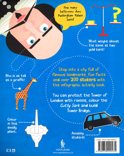 London Infographic Sticker Activity Book