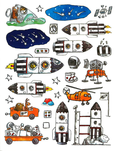Amazing Machines: Roaring Rockets Activity Book