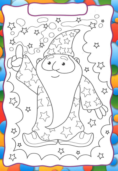 Peel & Stick Colouring Book: Cat