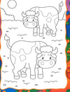 Peel & Stick Colouring Book: Cat