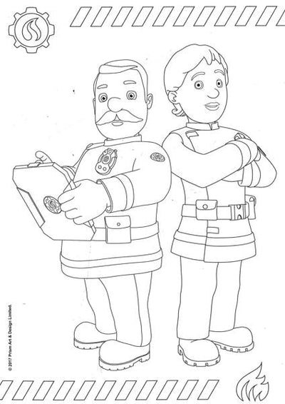 Fireman Sam Sticker Book