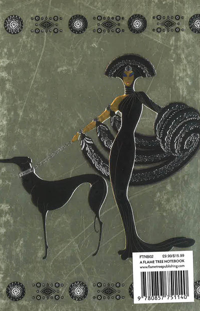 Erte Symphony In Black (Foiled Journal)