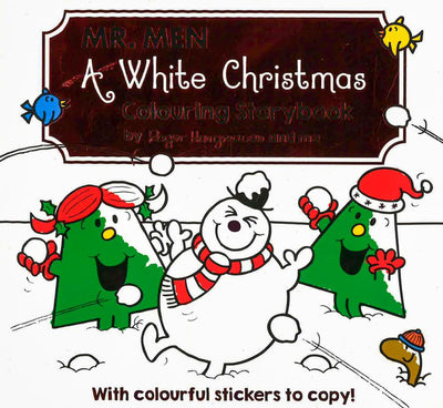 Mr Men A White Christmas Colouring Storybook