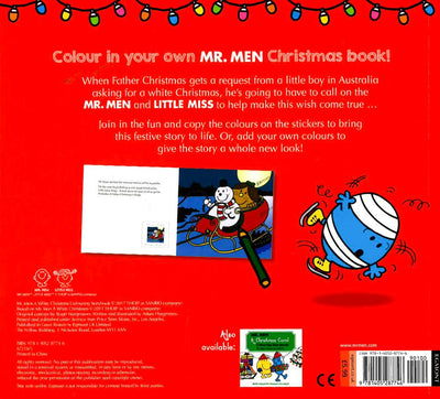 Mr Men A White Christmas Colouring Storybook
