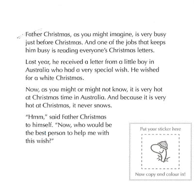 Mr Men A White Christmas Colouring Storybook