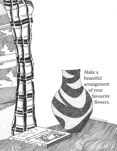 The Original Anti-Colouring Book For Girls