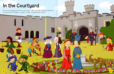 Knights, Dragons & Castles Sticker Activity