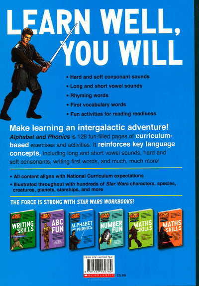 Star Wars Workbook Alphabets And Phonics