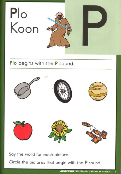 Star Wars Workbook Alphabets And Phonics