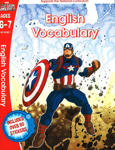 Captain America: English Vocabulary, Ages 6-7 (Marvel Learning)