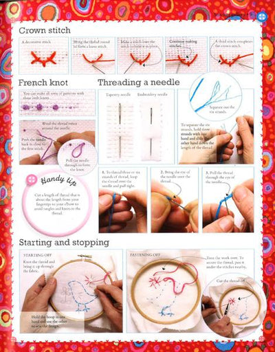 Dk Stitch By Stitch - A Beginner's Guide To Needlecraft