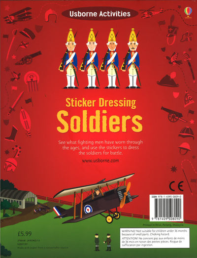 Usborne Activities: Sticker Dressing Soldiers
