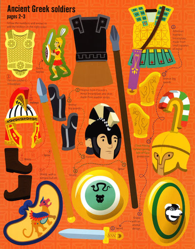 Usborne Activities: Sticker Dressing Soldiers