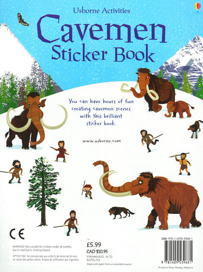 Usborne: Cavemen Sticker Book