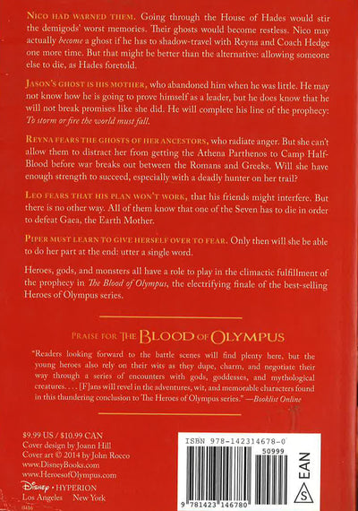 The Heroes Of Olympus, Book Five The Blood Of Olympus