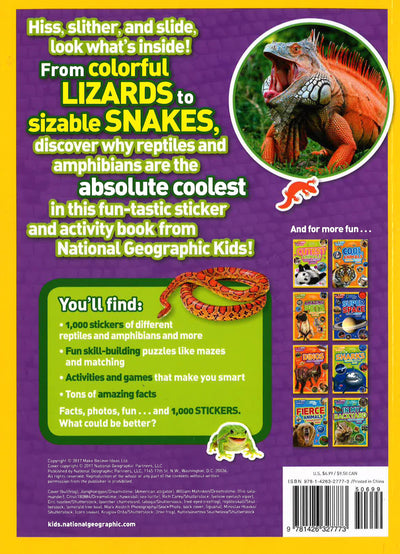 Reptiles & Amphibians Sticker Activity Book