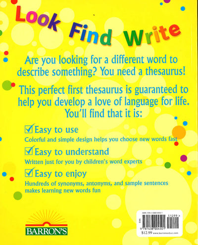 Barron's First Thesaurus