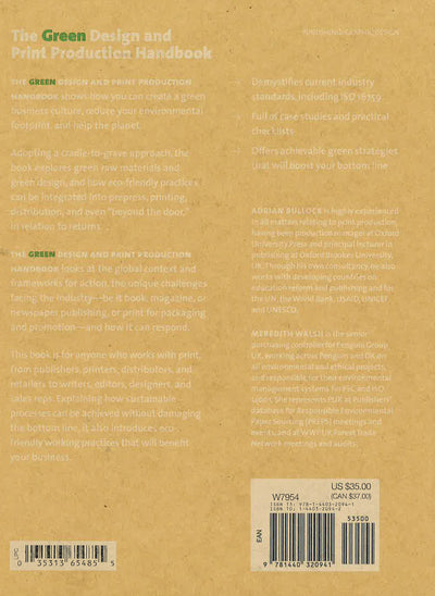 The Green Design And Print Production Handbook (Hb)