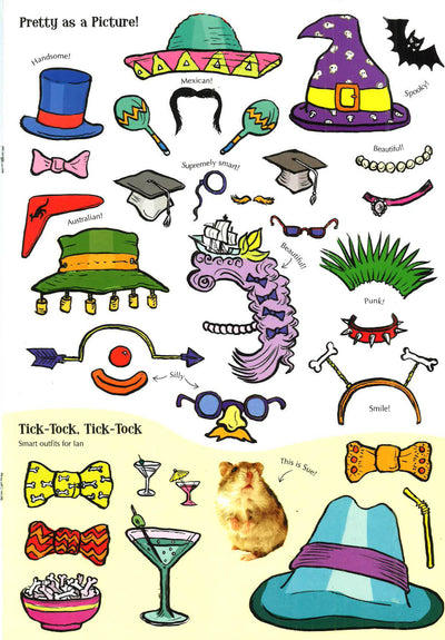 Party Time Sticker Book: Star Paws : An Animal Dress-Up Sticker Book