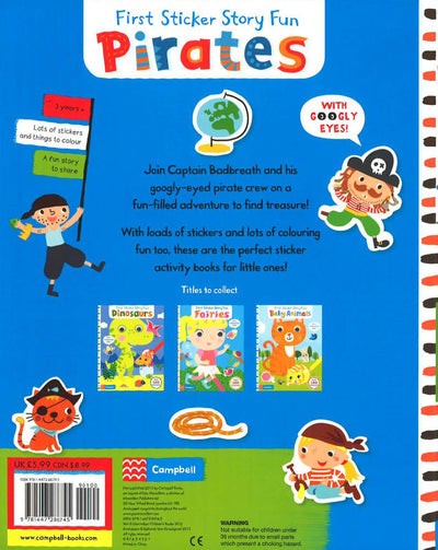 First Sticker Story Fun: Pirates