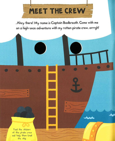 First Sticker Story Fun: Pirates