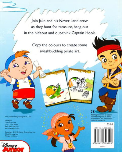 Disney Jake And The Never Land Pirates: Copy Colouring
