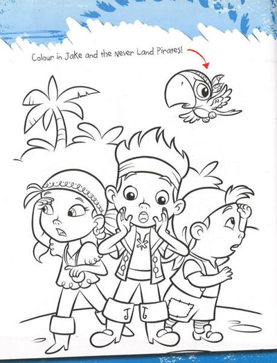 Disney Jake And The Never Land Pirates: Copy Colouring