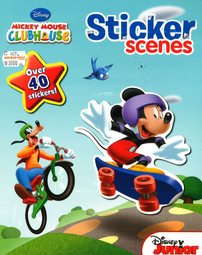 Disney Mickey Mouse Club House Sticker Scenes
